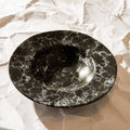 Black Marble Effect Pasta Bowl