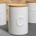 Fenwick Coffee Canister With Bamboo Lid