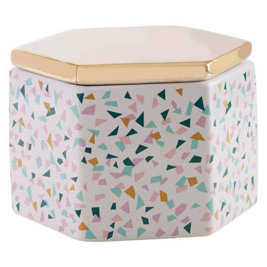 Terrazzo Pattern Storage Jar
