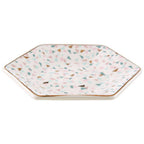 Terrazzo Pattern Dinner Plate