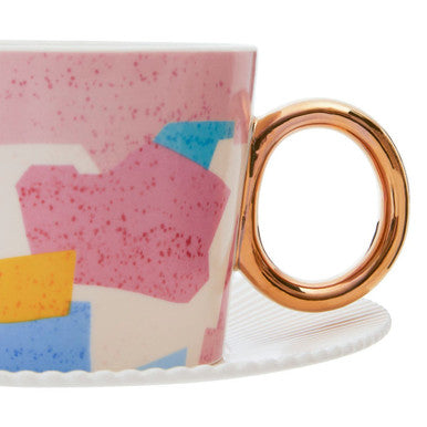 2 Cups and Saucers Set