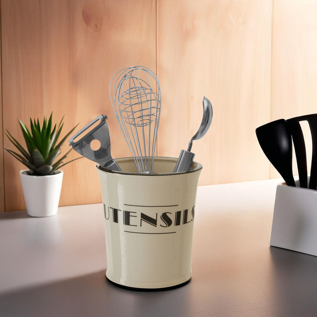 Cream Utensils Holder