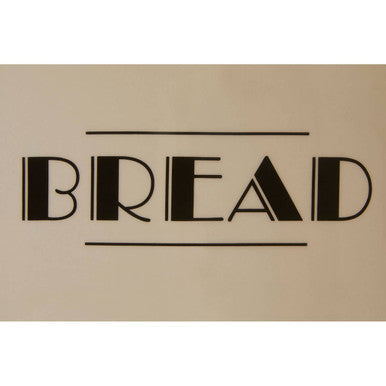 Black & Cream Bread Bin