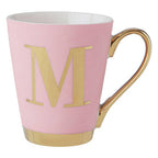 Frosted Pink Monogram Mug M