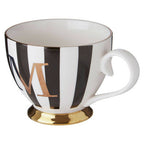 Black and White Monogram Mug M