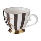 Black and White Monogram Mug K