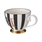 Black and White Monogram Mug H