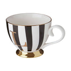 Black and White Monogram Mug L