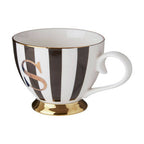 Black and White Monogram Mug S
