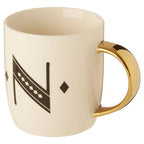 White Monogram Mug N