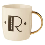 White Monogram Mug R