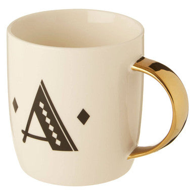 White Monogram Mug, A