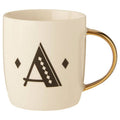 White Monogram Mug, A