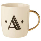 White Monogram Mug, A