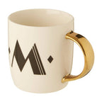 White Monogram Mug M