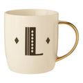 White Monogram Mug L