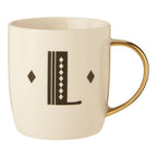 White Monogram Mug L