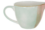 Assorted Pastel Sugar Pot and Creamer