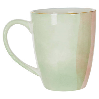 Decorative Stoneware Mug