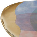Pastel Hand-Painted Dinner Plate
