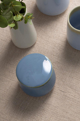 Blue Sugar Pot