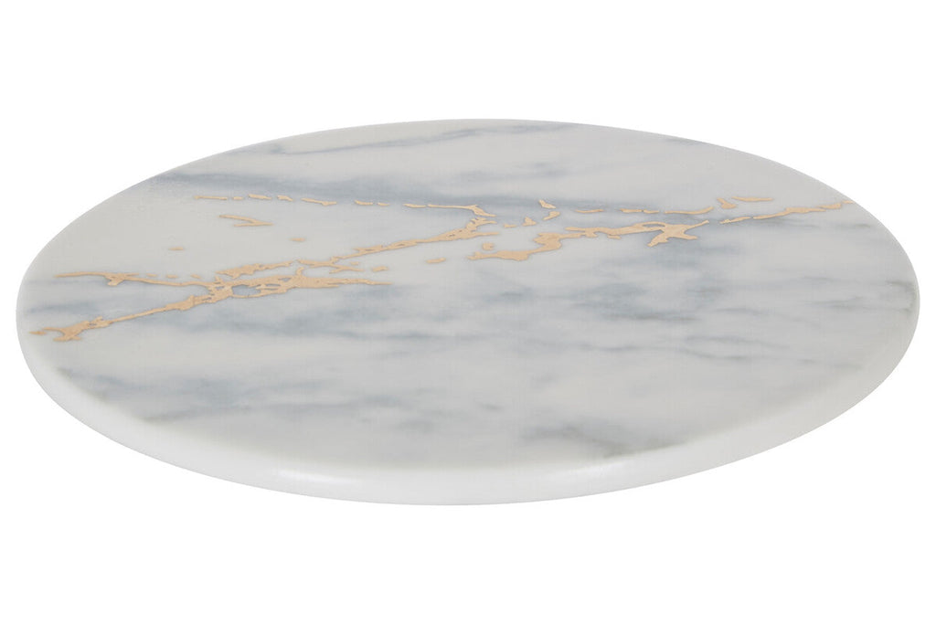 Set of 4 Matte Coasters with Gold Detail
