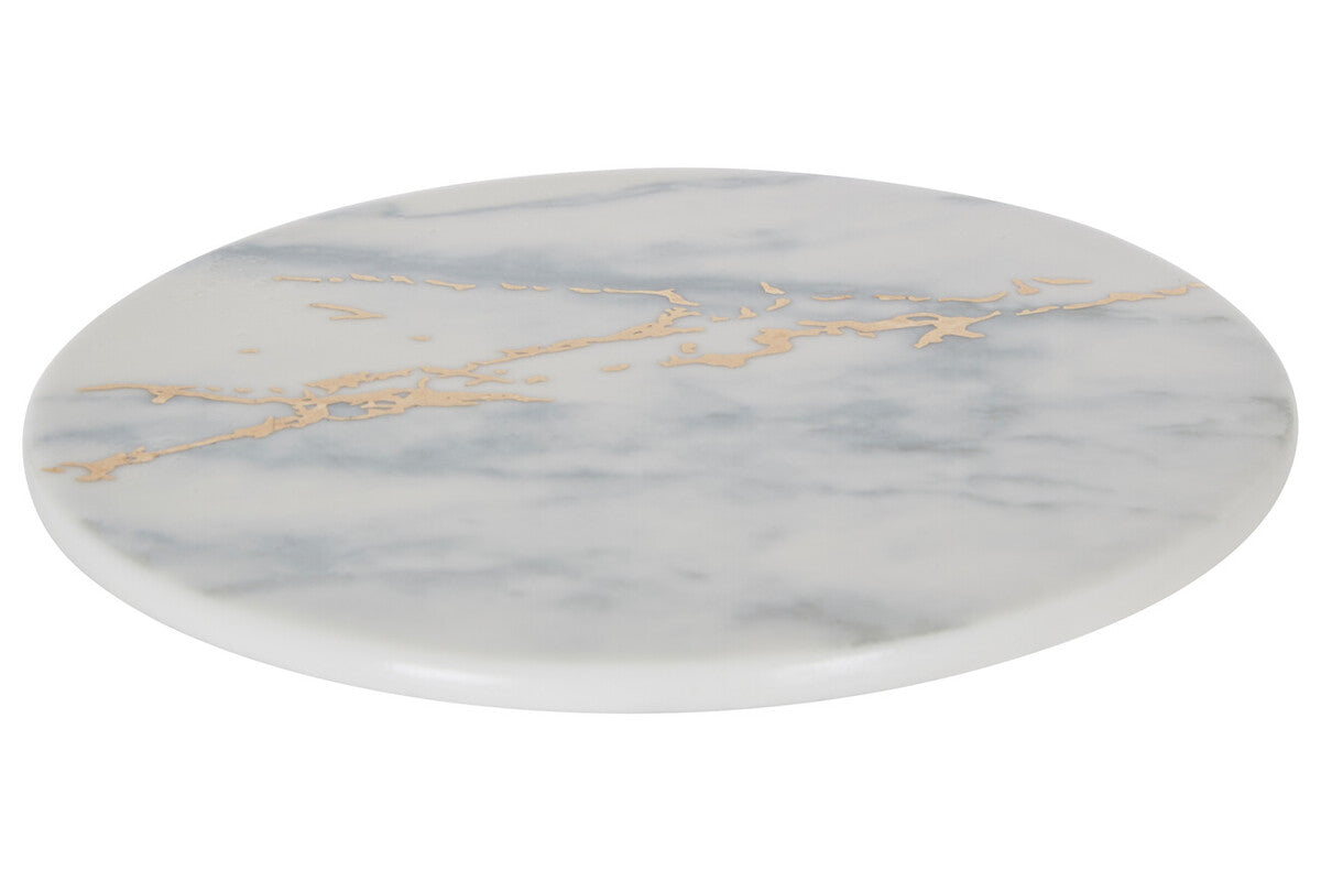 Set of 4 Matte Coasters with Gold Detail