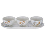 Dip Bowls with Tray Set