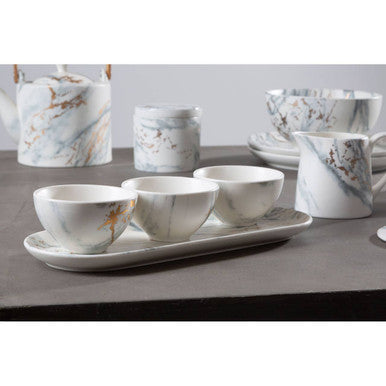 Dip Bowls with Tray Set