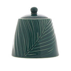 Dark Green Sugar Pot