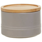 Grey Small Stoneware Canister