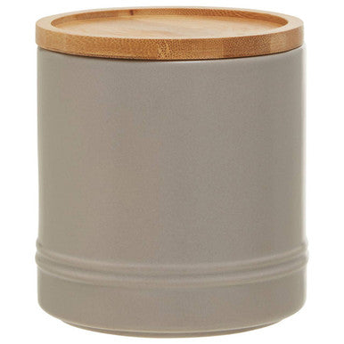 Grey Medium Stoneware Canister