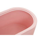 Pink Bread Bin In Stoneware