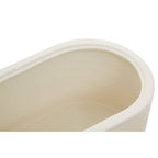 Cream Bread Bin In Stoneware