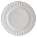 16 Piece White Embossed Dinner Set