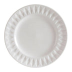 16 Piece White Embossed Dinner Set