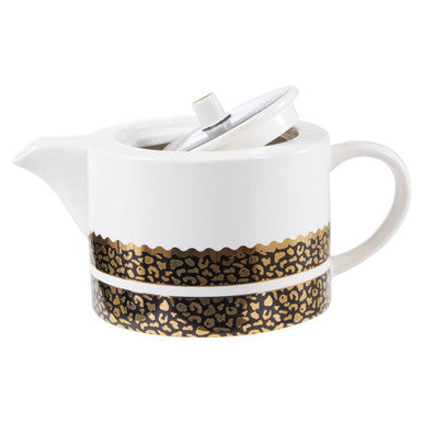 Leopard Print Teapot