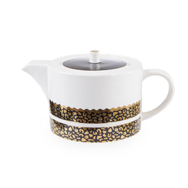 Leopard Print Teapot