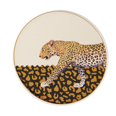 Set of 4 Leopard Print Coasters