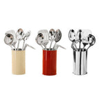 5 Piece Kitchen Utensils Set with Cream Holder