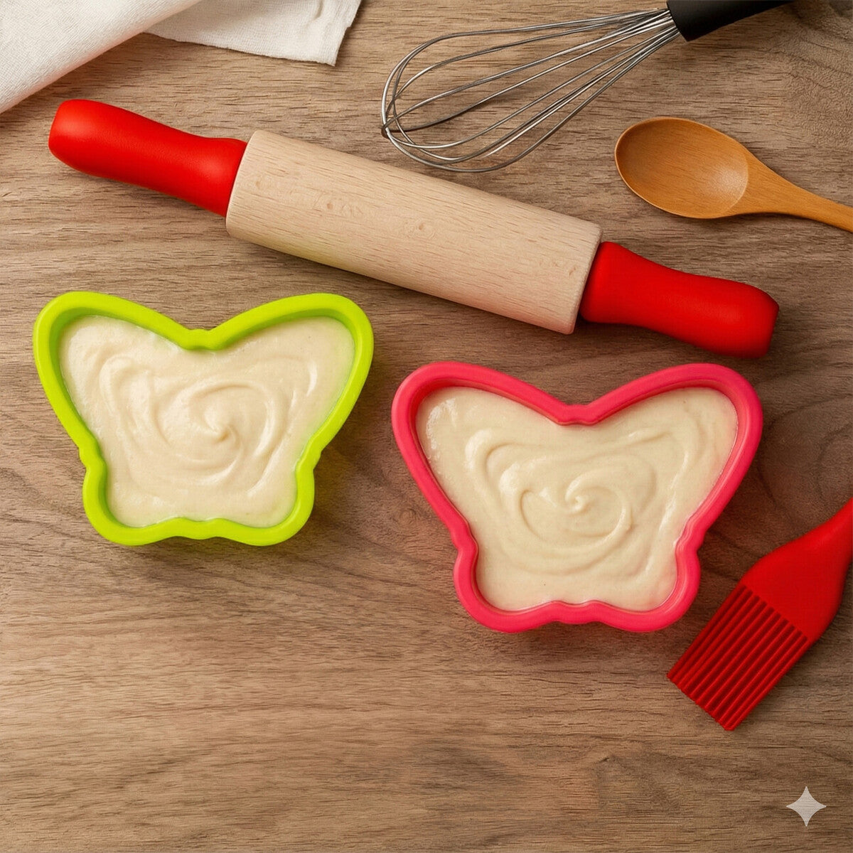 Set of Two Butterflies Cake Moulds