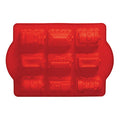 Silicone 9 Train Design Red Cake Mould