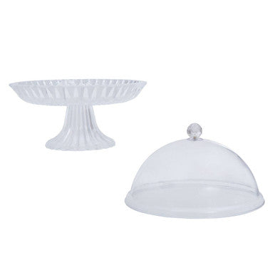 Clear Acrylic Cake Stand with Dome