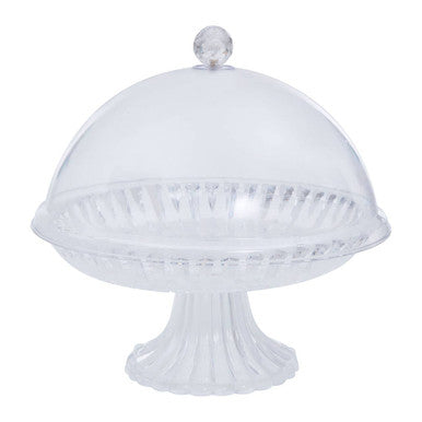Clear Acrylic Cake Stand with Dome