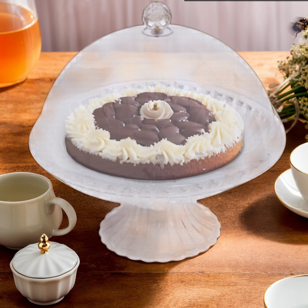 Clear Acrylic Cake Stand with Dome