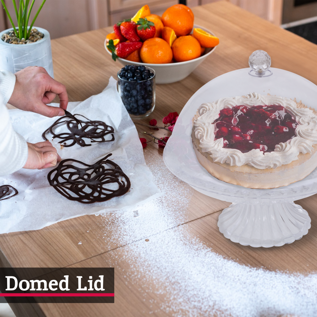 Clear Acrylic Cake Stand with Dome