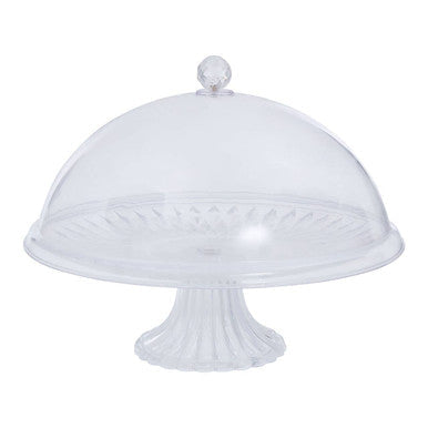 Clear Acrylic Cake Stand with Dome Lid
