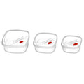 Clear Plastic Storage Containers Set