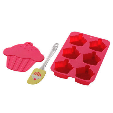 3 Piece Cupcake Baking Set