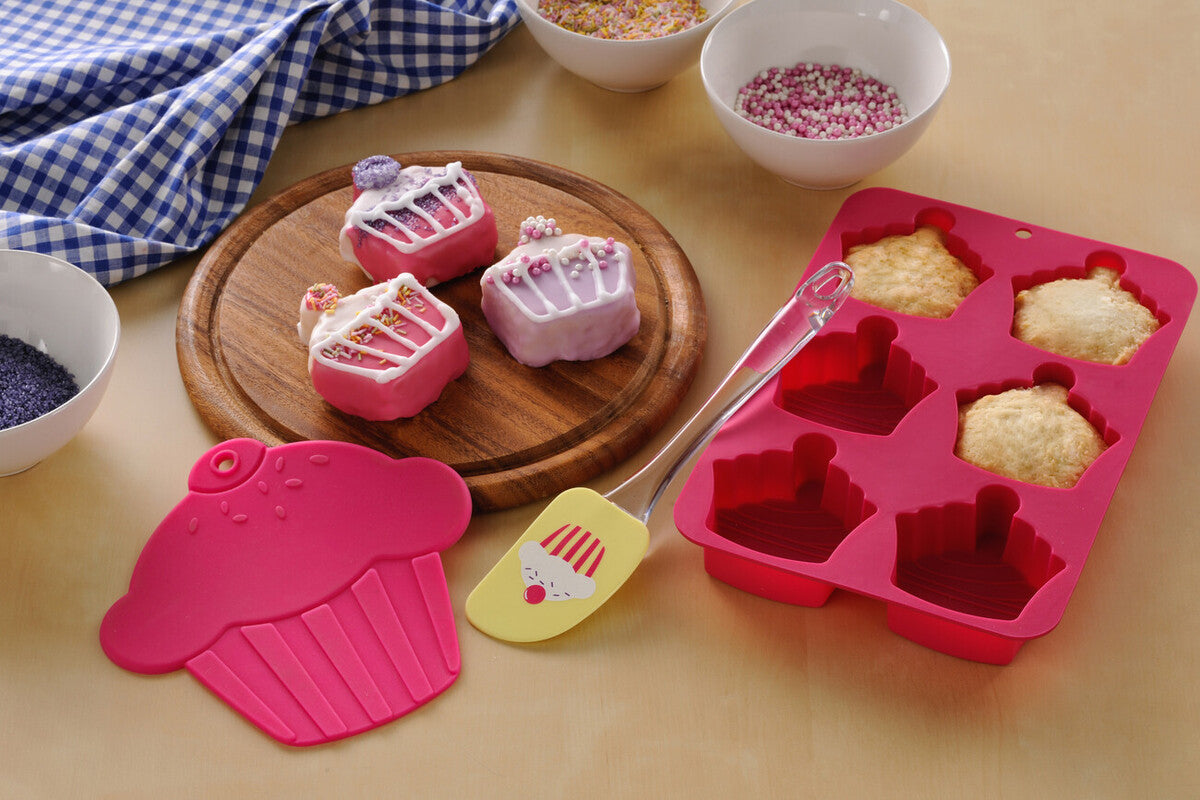 3 Piece Cupcake Baking Set